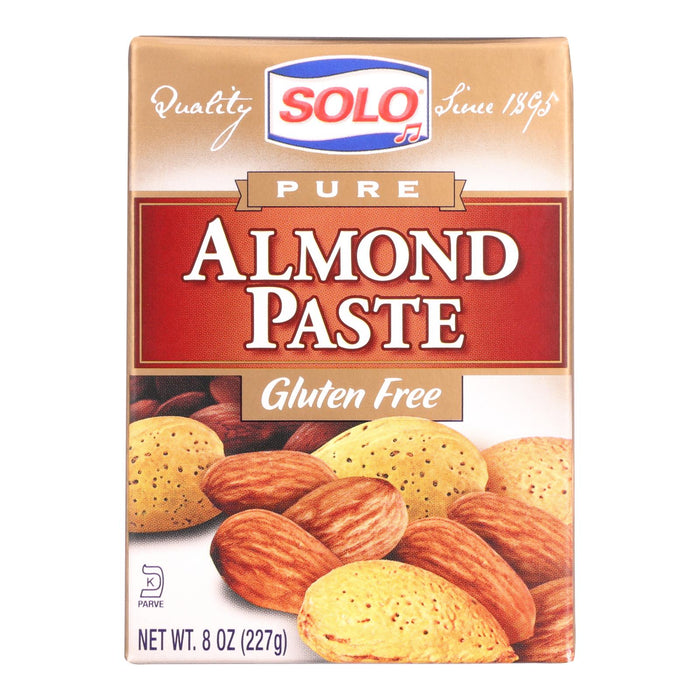 Solo Almond Paste - 8 Oz - Case Of 12.