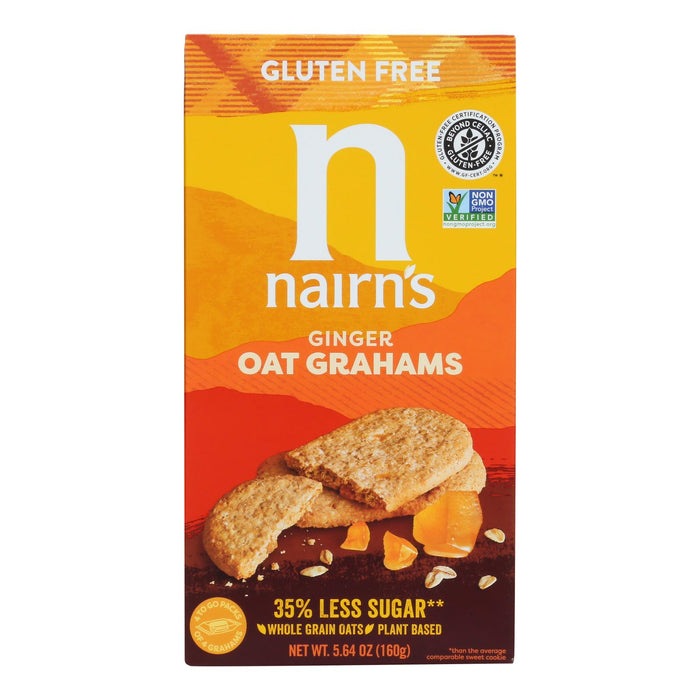Nairn's - Cookie Gluten Free Ginger Oat Graham - Case Of 6-5.64 Oz.