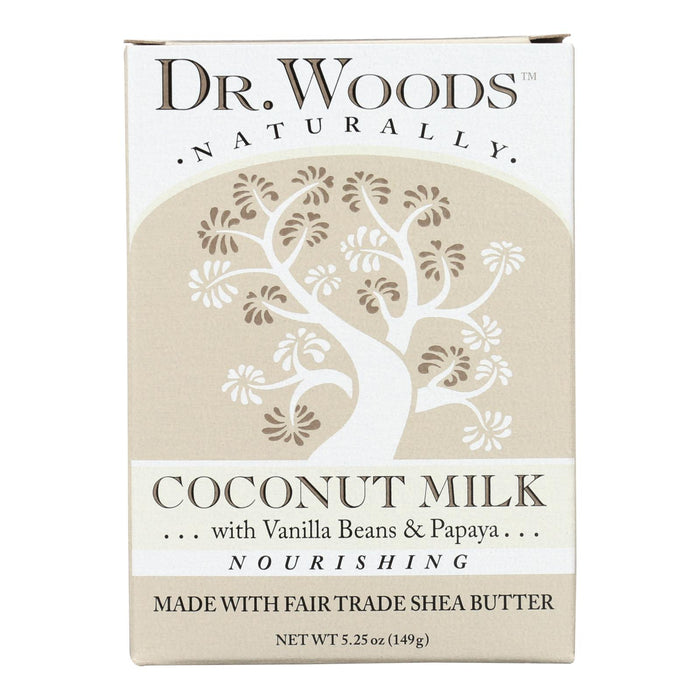 Dr. Woods Bar Soap Coconut Milk -5.25 Oz