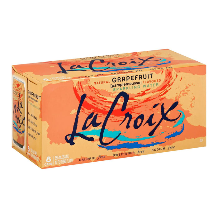 Lacroix Sparkling Water -Grapefruit Water - Case Of 3 - 12 Fl Oz.