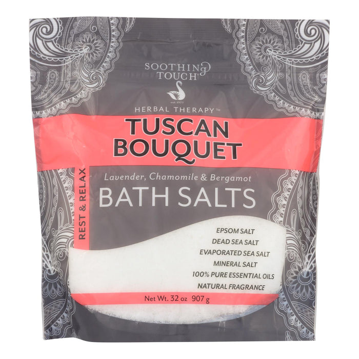 Soothing Touch Bath Salts -Rest & Relax Tuscan Bouquet - 32 Oz