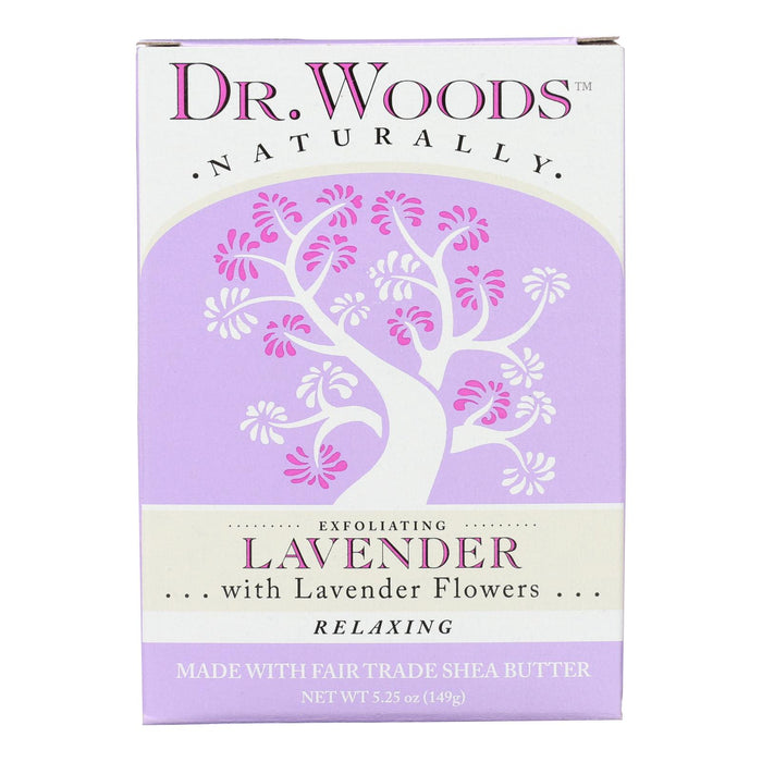 Dr. Woods Castile Bar Soap Lavender -5.25 Oz