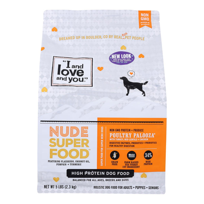 I And Love And You Nude Food - Poultry Palooz.a - Case Of 3 - 5 Lb