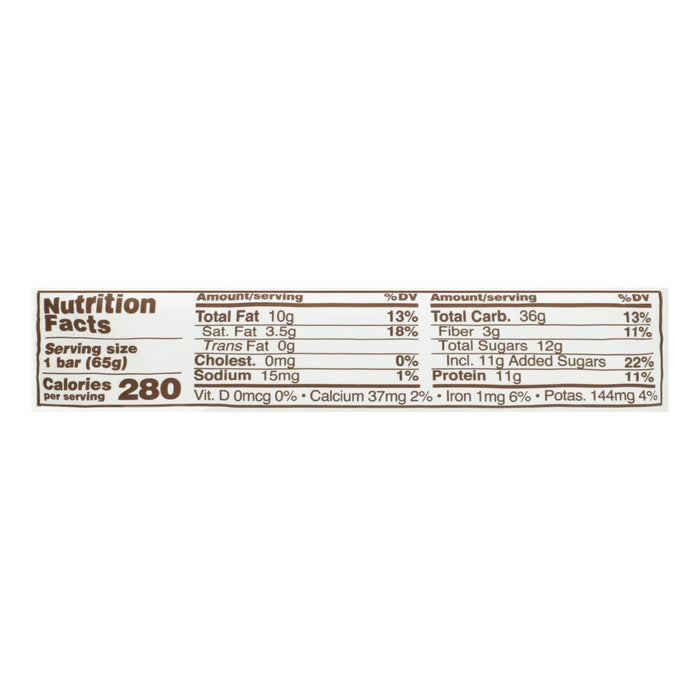 Gomacro Organic Macrobar - Coconut Almond Butter And Chocolate Chips - Case Of 12 - 2.3 Oz.