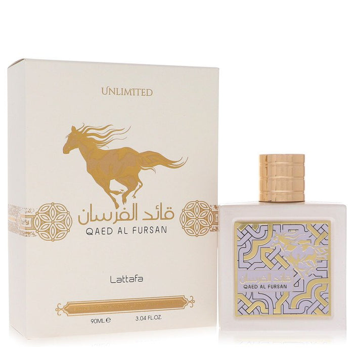 Lattafa Qaed Al Fursan Unlimited by Lattafa Eau De Parfum Spray (Unisex) 3.04 oz for Men