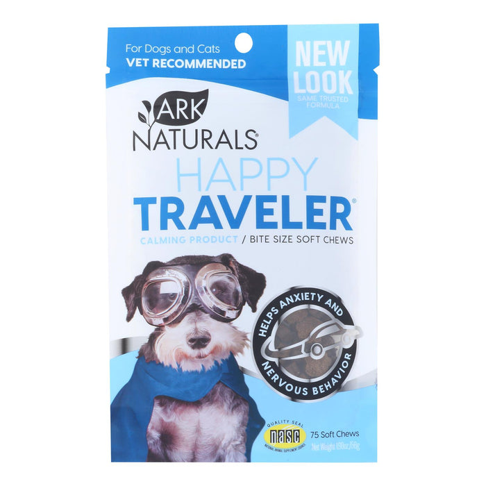 Ark Naturals - Happy Traveler Cat Dog Chew - Case Of 6 - 1.98 Fluid Ounces