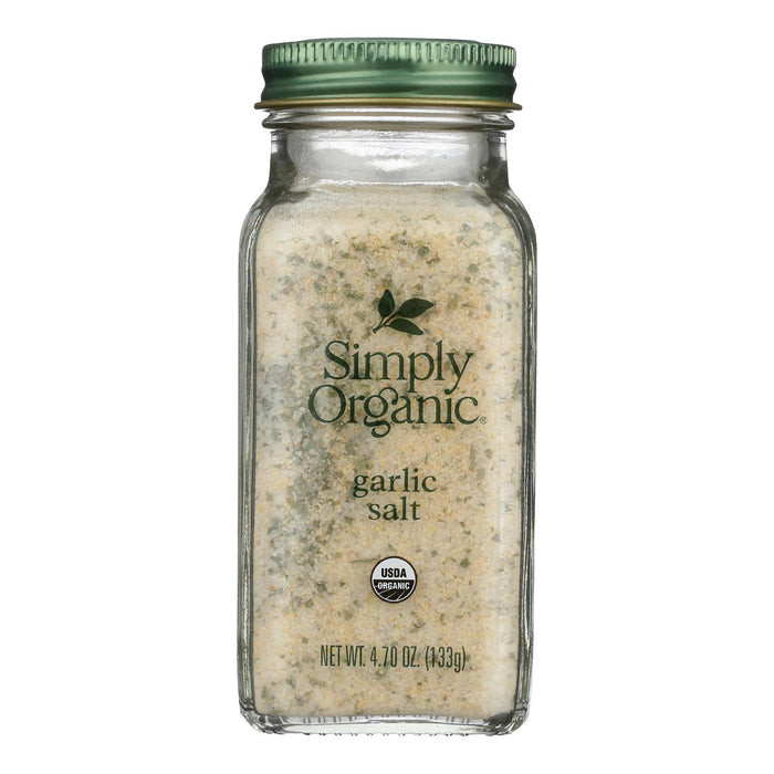 Simply Organic - Salt Organic Garlic - Case Of 6 - 4.7 Ounces