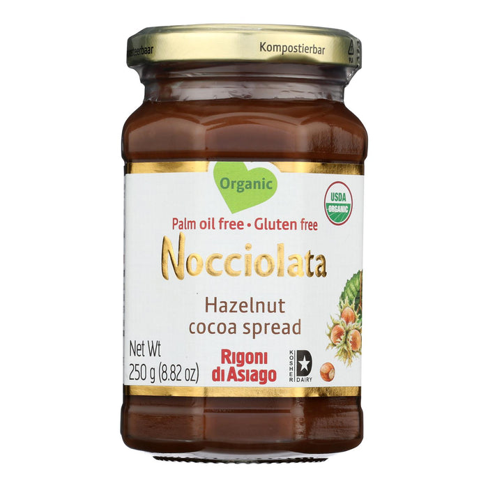 Nocciolata -Spread Organic Hazelnut Cocoa - Case Of 6-8.82 Ounces