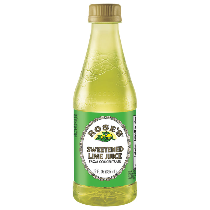 Rose's - Mixed Lime Juice Sweetened - Case Of 6-12 Fluid Ounces