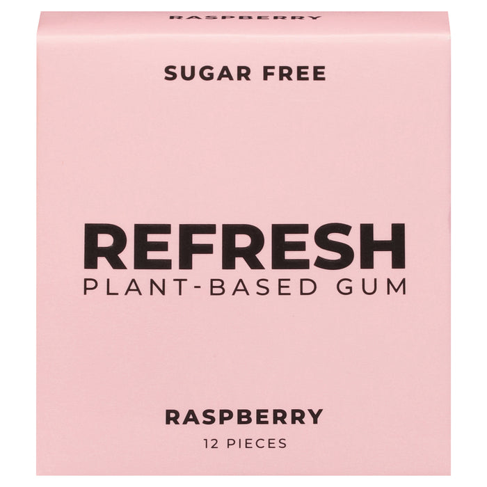 Refresh Gum - Gum Raspberry - Case Of 12-12 Count