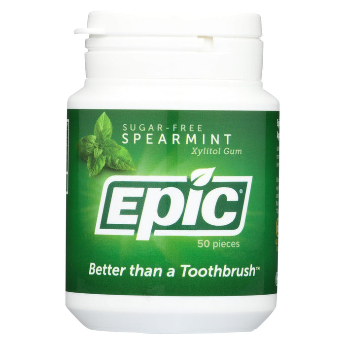 Epic Dental - Xylitol Gum - Spearmint -50 Count