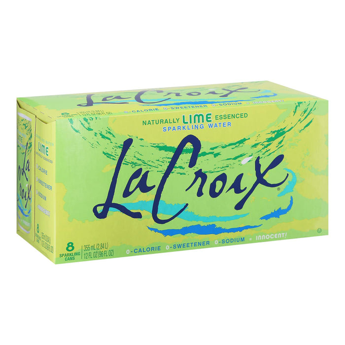 Lacroix Sparkling Water - Lime - Case Of 3 - 12 Fl Oz