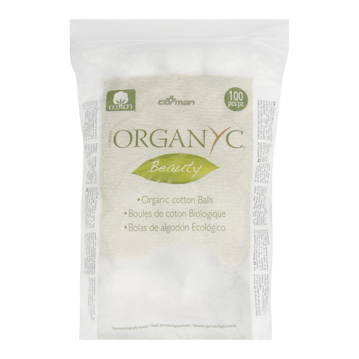Organyc Cotton Balls - 100 Percent Organic Cotton - Beauty - 100 Count.