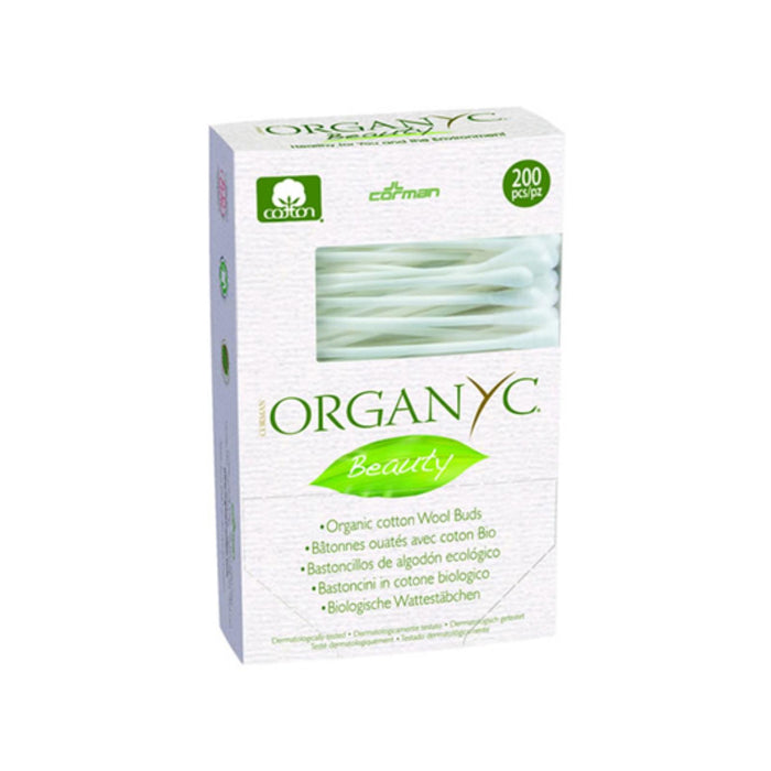 Organyc Beauty Cotton Swabs -200 Pack