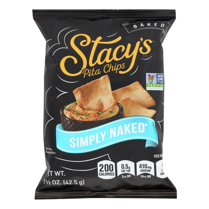 Stacey's Pita Chips -Simply Naked - 1.5 Oz - Case Of 24