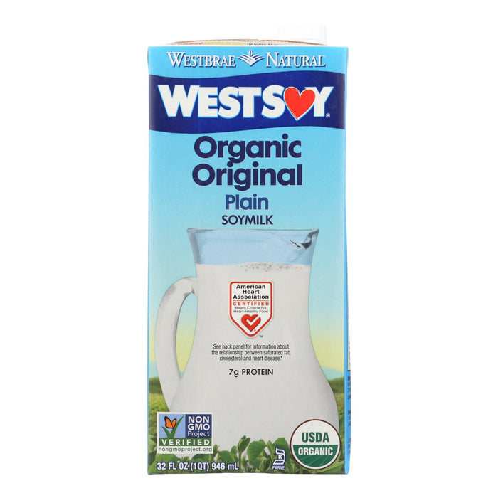 Westsoy Soy Milk - Original -Case Of 12 - 32 Fl Oz.