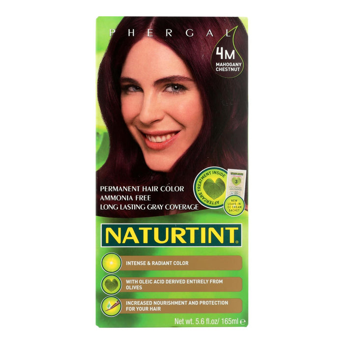 Naturtint Hair Color - Permanent - 4m - Mahogany Chestnut - 5.28 Oz.