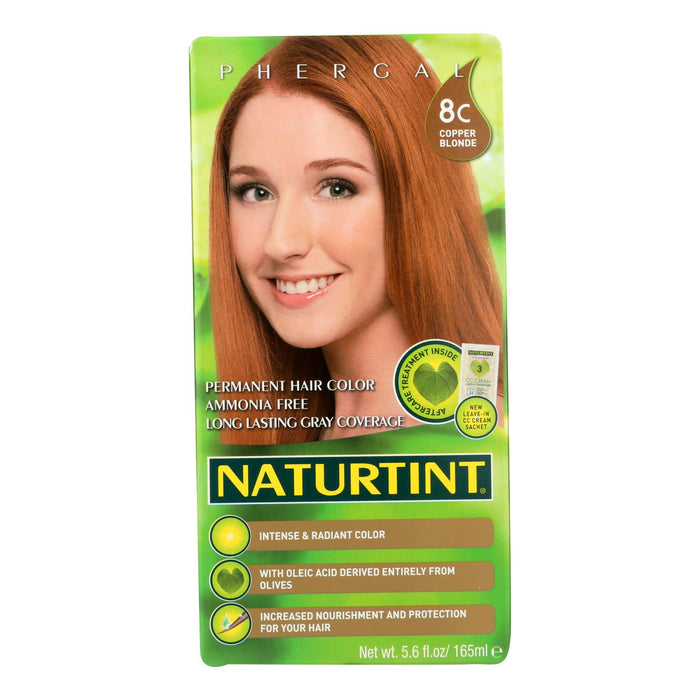 Naturtint Hair Color - Permanent - 8c - Copper Blonde - 5.28 Oz.