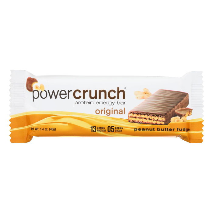 Power Crunch Bar - Peanut Butter Fudge - Case Of 12 - 1.4 Oz.