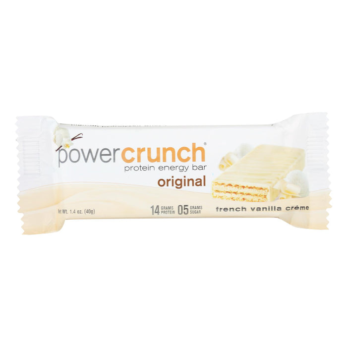 Power Crunch Bar - French Vanilla Cream - Case Of 12 - 1.4 Oz.