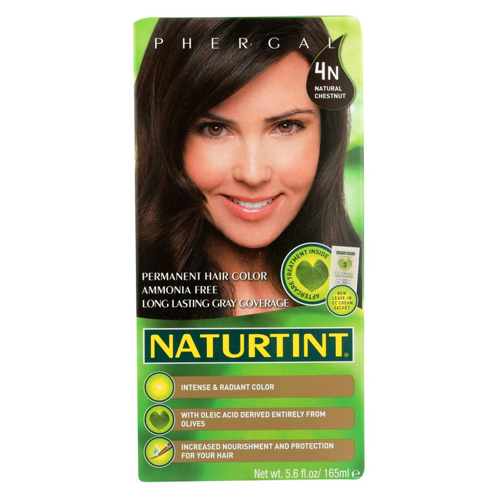 Naturtint Hair Color -Permanent - 4n - Natural Chestnut - 5.28 Oz