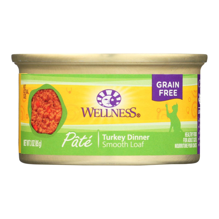 Wellness Pet Products Cat Food - Turkey Recipe - Case Of 24 - 3 Oz