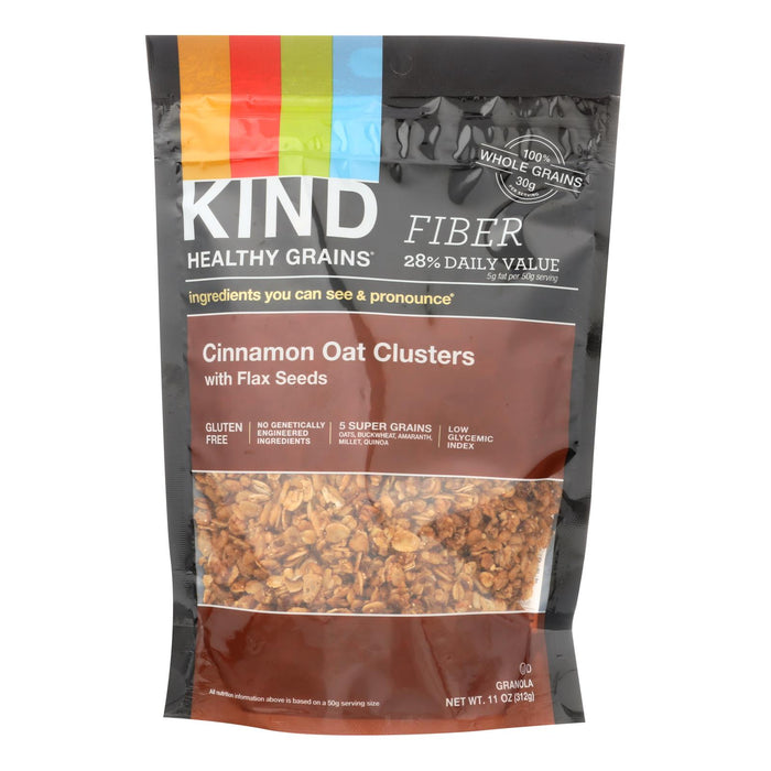 Kind Healthy Grains Cinnamon Oat Clusters With Flax Seeds -11 Oz - Case Of 6