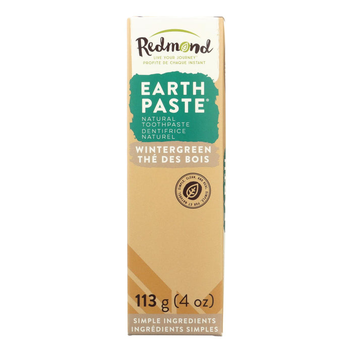 Redmond Trading Company Earthpaste Natural Toothpaste Wintergreen - 4 Oz.