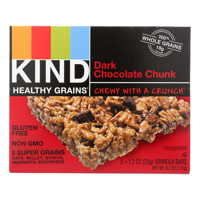 Kind Bar - Granola -Healthy Grains - Dark Chocolate Chunk - 5/1.2 Oz - Case Of 8