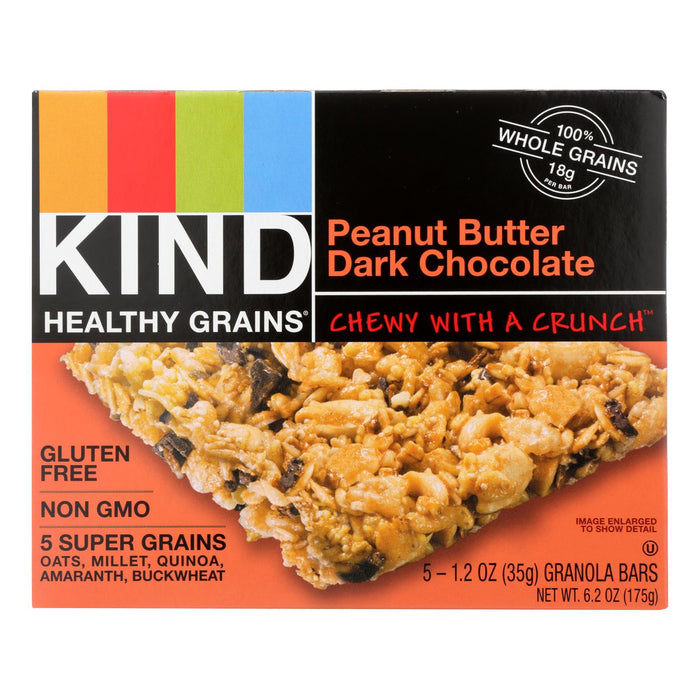 Kind Bar -Granola -Healthy Grains - Peanut Butter And Chocolate - 5/1.2 Oz - Case Of 8