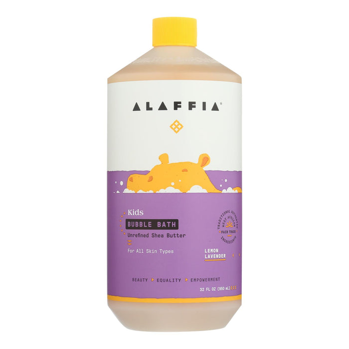 Alaffia - Everyday Bubble Bath - Lemon Lavender - 32 Fl Oz.