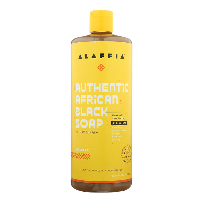 Alaffia - African Black Soap - Unscented - 32 Fl Oz.