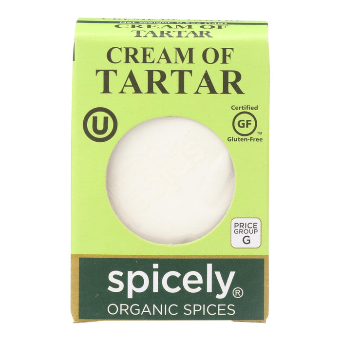 Spicely Organics - Cream Of Tartar - Case Of 6 - 0.5 Oz.