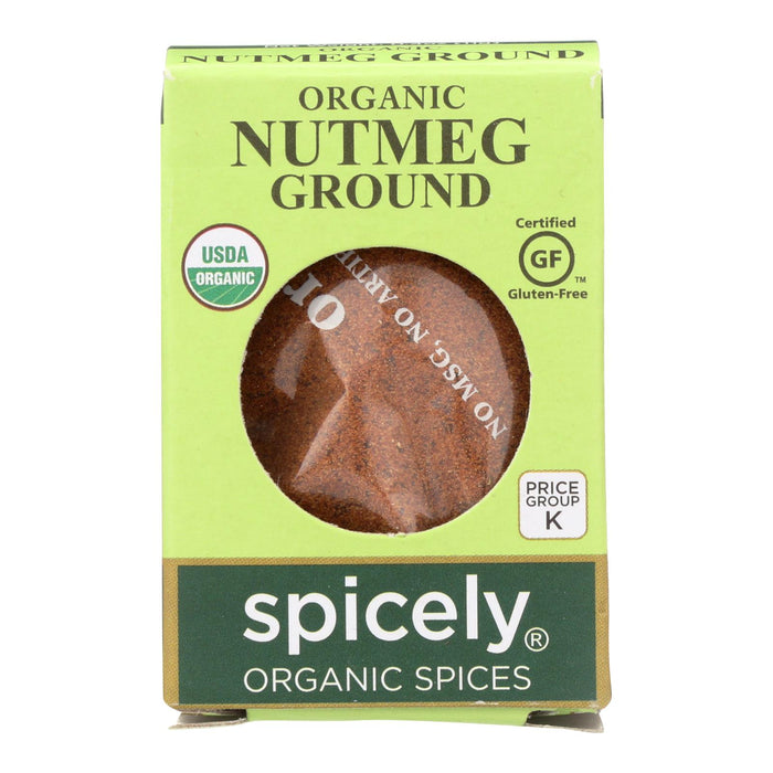 Spicely Organics - Organic Nutmeg - Ground - Case Of 6 - 0.4 Oz