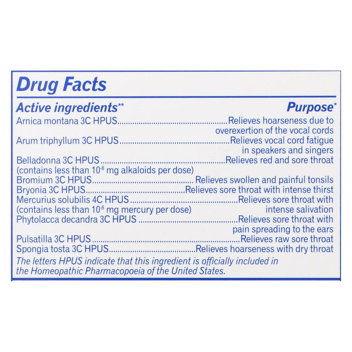 Boiron - Throatcalm -60 Tab