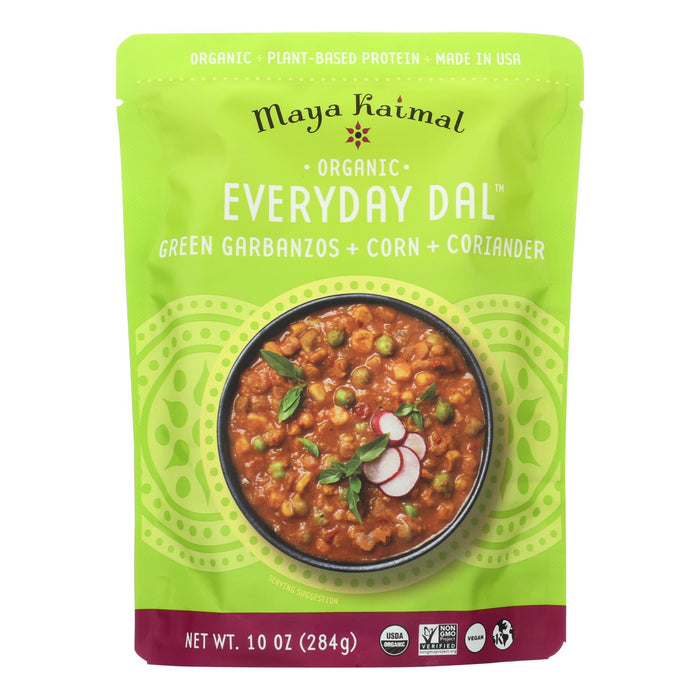 Maya Kaimal - Organic Everyday Dal - Green Garbanzo Corn Coriander - Cs Of 6 -10 Oz.