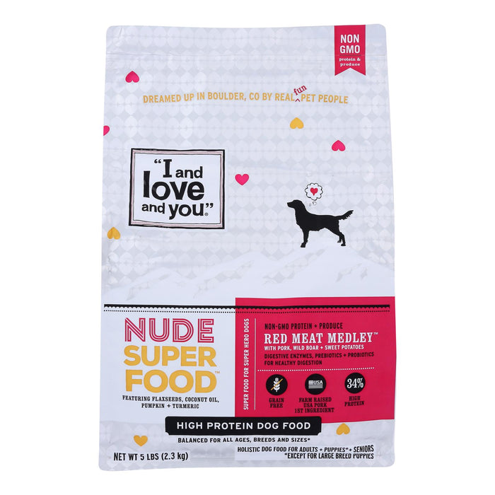 I And Love And You Red Meat Medley - Grain Free - Case Of 3 - 5 Lb.