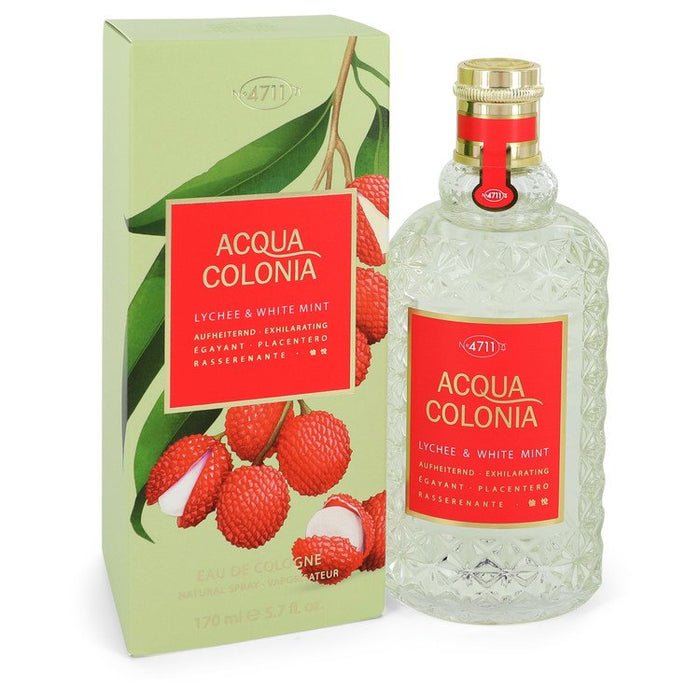 4711 Acqua Colonia Lychee & White Mint by 4711 Eau De Cologne Spray (unisex) 5.7 oz for Women