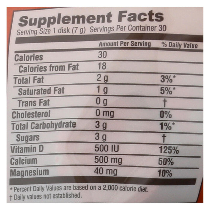 Adora - Chocolate Disk Mlkchc Calc - 1 Each-30 Ct.