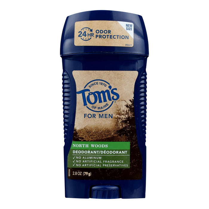 Tom's Of Maine - Deodorant Stick Mens North Woods - Case Of 6-2.8 Oz