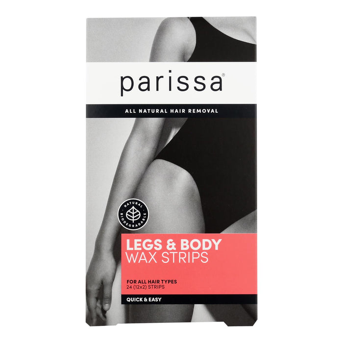 Parissa - Wax Strips Qk/ezy Lg Body - 1 Each 1-24 Ct.