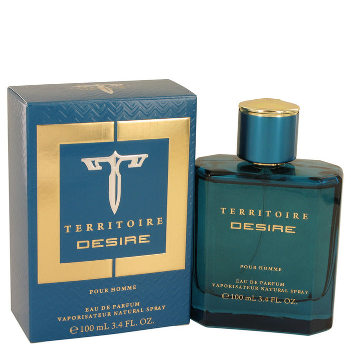 Territoire Desire by YZY Perfume Eau De Parfum Spray 3.4 oz for Men.