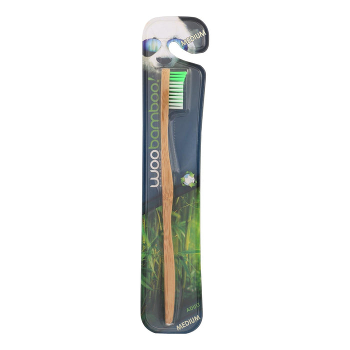 Woobamboo! Adult Medium Toothbrushes  - Case Of 6 - Ct.