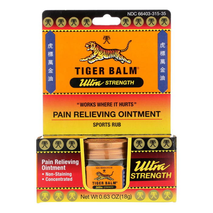 Tiger Balm Pain Relief Ointment -0.63 Oz - Case Of 6