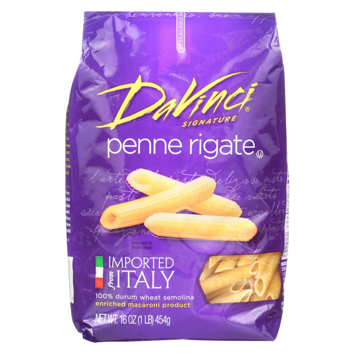 Davinci - Penne Rigate Pasta - Case Of 12 - 1 Lb.