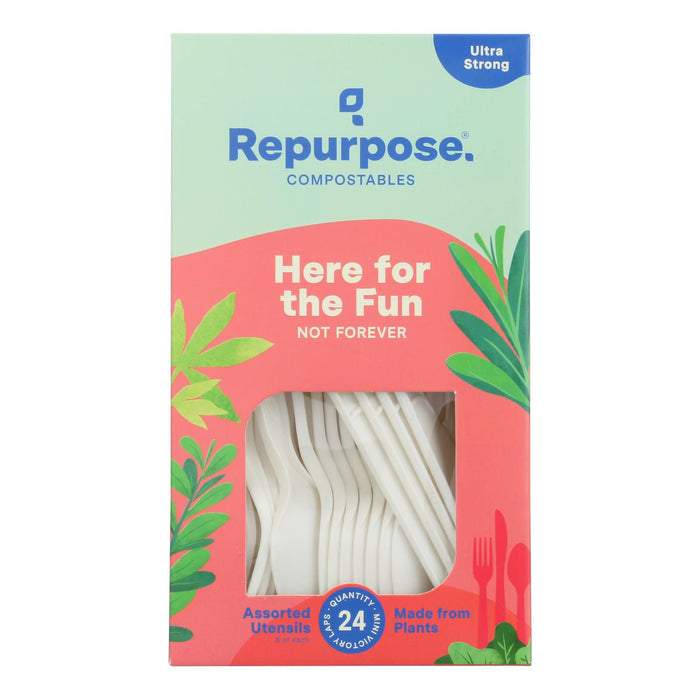 Repurpose Plant Base High Heat Utensils Set - Case Of 20 - 24 Count.