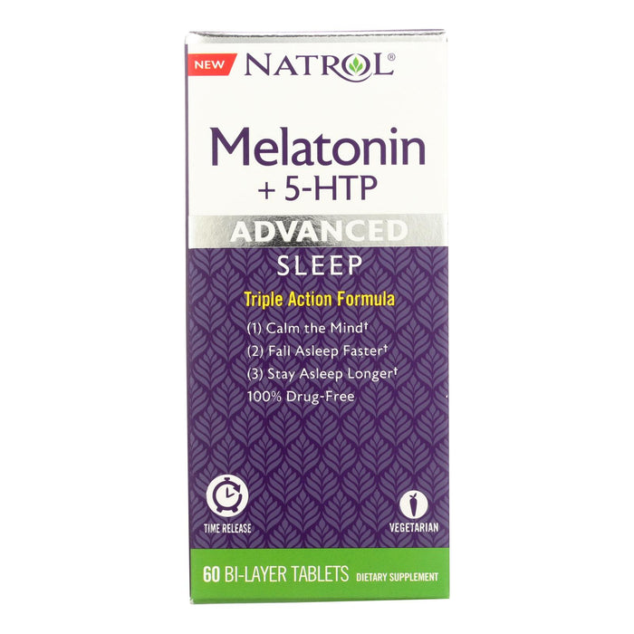 Natrol - Melatonin Advance +5 Htp - 1 Each - 60 Tab.