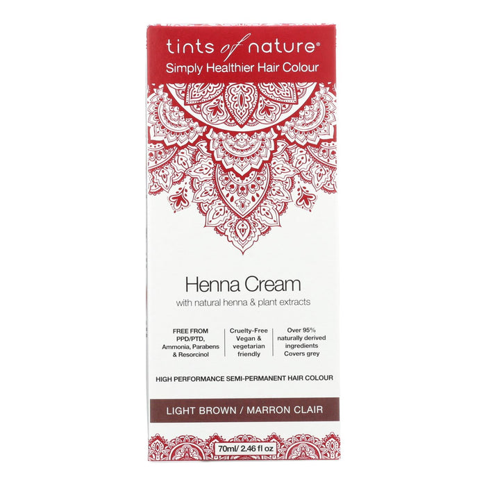 Tints Of Nature - Henna Cream Light Brown - 2.46 Fz