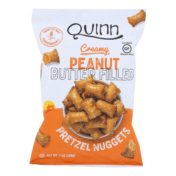 Quinn Popcorn - Pretzels Peanut Butter Nuggets - Case Of 8 - 7 Oz