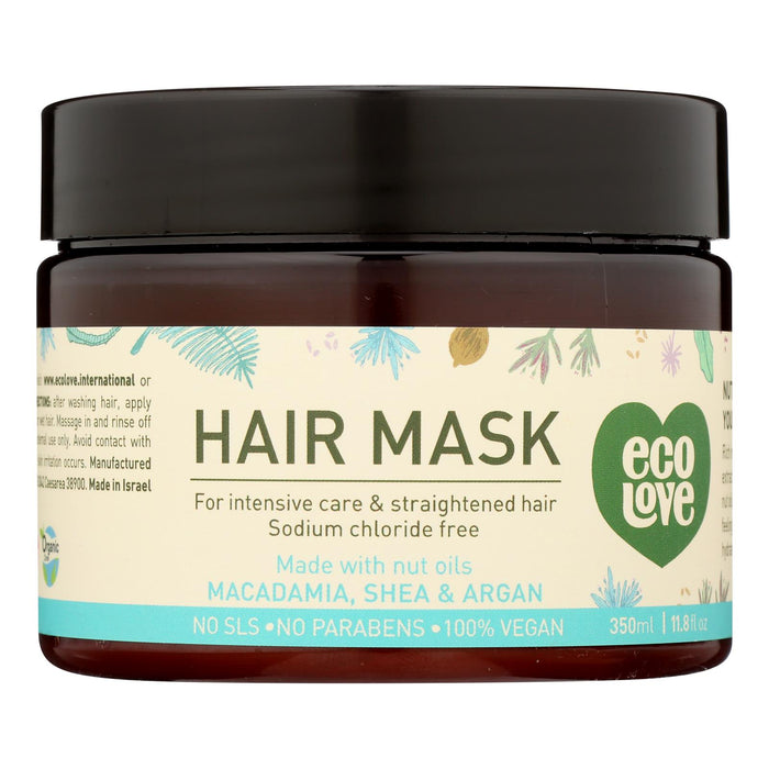 Ecolove - Mask Nut Int Cr Strt Hair -1 Each - 11.8 Oz